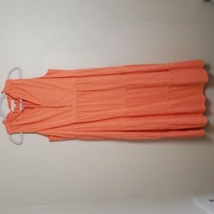Loft maxi coral dress